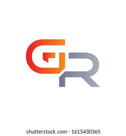 Letter Gr Logo Design Linked Vector Stock Vector (Royalty Free) 1615430365