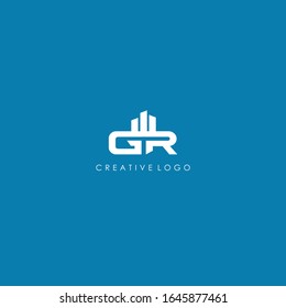 Letter GR Letter mark logo INpsiration