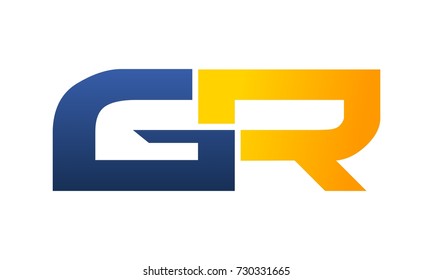 Letter GR Modern Logo 