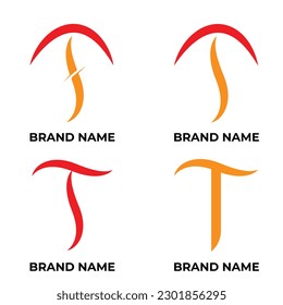 Farbverlauf-Logo-Design für Buchstaben