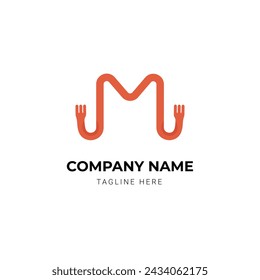 Letter gradient colorful logo design
