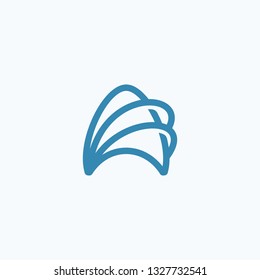 letter A graphic logo vector