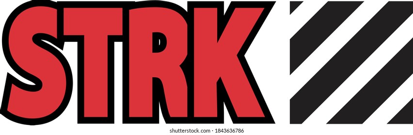 Diseño de impresión vectorial de letras y gráficos.