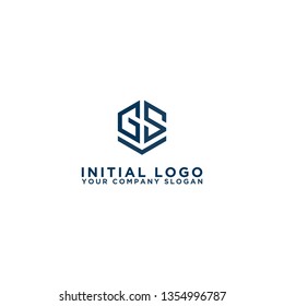Letter GS Initial icon / Monogram.- Vector inspiration logo design - Vector