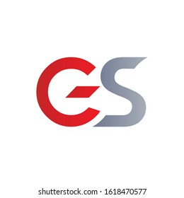 letter GS Linked Logo Vector Template. Initial Letter GS Logo Design