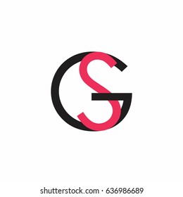 letter gs logo design