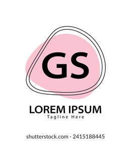 letter GS logo. GS logo design vector illustration for creative company, business, industry