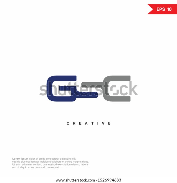 Letter Gsc Gc Modern Logo Icon Stock Vector Royalty Free 1526994683