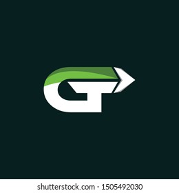 Letter GT Arrow Plane Creative Business Logo