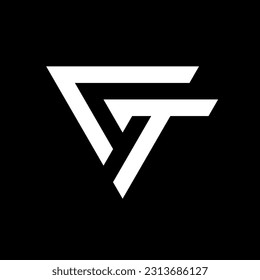 Creative Monografie-Logo von Letter GT