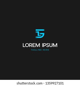 Letter GT Media Tech Creative Business Logo