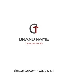 Letter GT Monogram Abstract Creative Business Modern Logo