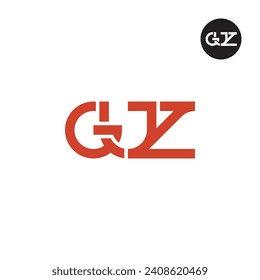 Letter GUZ Monogram Logo Design