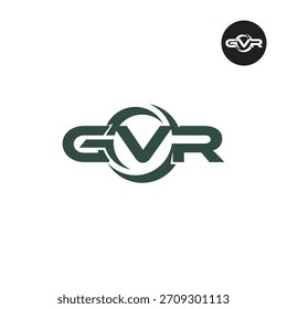Letter GVR Logo Initials Acronym