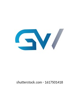 letter GW Linked Logo Vector Template. Initial GW Logo Design