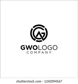 letter GWO logo