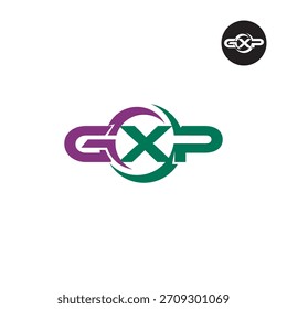 Letter GXP Logo Initials Acronym