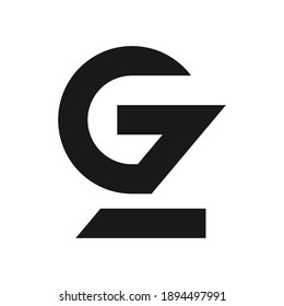 Letter GZ logo design template