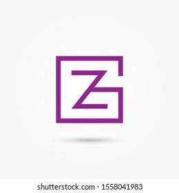Letter GZ logo vector. Corporate Logo Templates. logo abstract vector. VLogo Business Technology Abstract Design