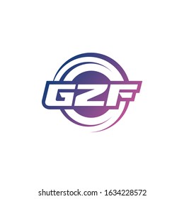 Letter GZF Logo Vector Template