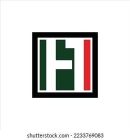 letter h 1 logo vector template