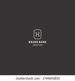 Letter H Abstract logo template design in Vector illustration 
