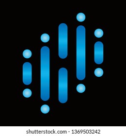 letter h abstract logo vector template