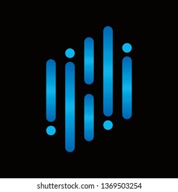letter h abstract logo vector template