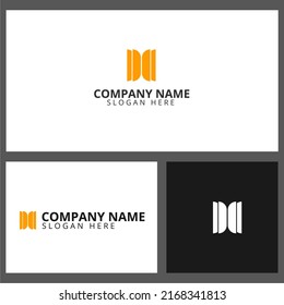 Letter H abstract logo vector