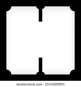Letter H Album Page, photo storage area. Alphabet Collage Layouts, Image Montage Frames Template