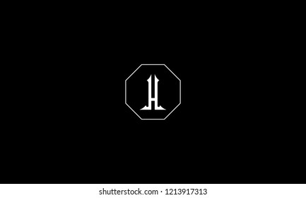 LETTER H ARABIC LOGO WITH FRAME FOR LOGO DESIGN OR ILLUSTRATION USE