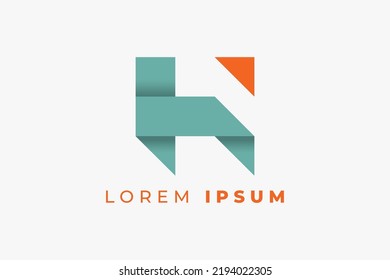 Letter H with Arrow Up Icon Universal Logo Concept for Growing Business or Branding