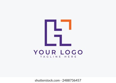 Letter H with Arrow Logo. monogram Logotype Concept for Business, Branding, Company, Corporate, Technology, Logistic, Direction, Navigation, orientation, Growth, Delivery, Forward