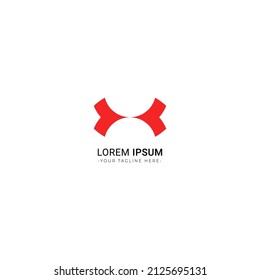 Letter H Arrow Right and Left Abstract Logo Icon Design Template Elements