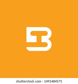 Letter H and B logo icon design element