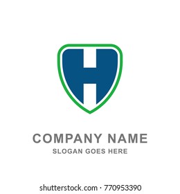 Letter H Badge Emblem Logo Vector Stock Vector (Royalty Free) 770953390 ...