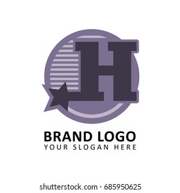 Letter H for Brand Apparel Logo
