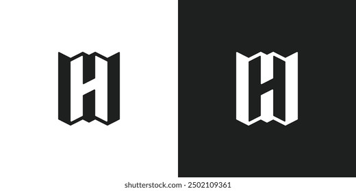 Letter H Building Logo Design