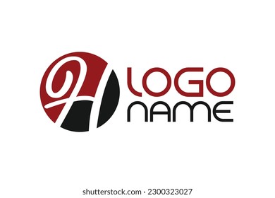 Letra H con concepto de círculo. Muy adecuado para el símbolo, logotipo, nombre de la empresa, nombre de marca, nombre personal, icono y muchos más.
