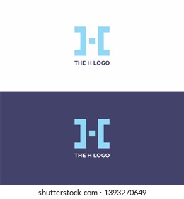 Letter H concept logo sign with modern look