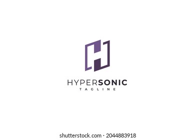 Letter H creative business logo design