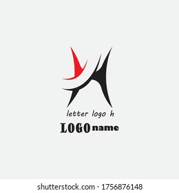 letter h creative logo design vector illustration