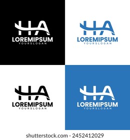 letter H A creative logo design 