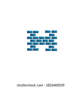 letter h creative logo simple color design vector illustration template symbol for company business