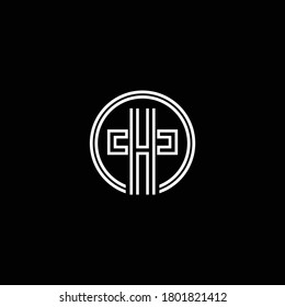 Letter H Cross Church Monogram Logo Stock Vector (Royalty Free ...