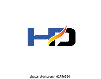 Letter H and D logo
