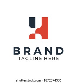 Letter H and foot logo icon design template elements 