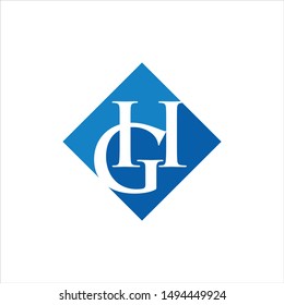 Letter H and G Logo. Symbol. Sign Icon. Vector Eps 10.