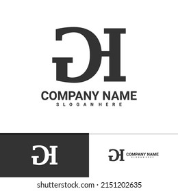 Letter H G logo vector template, Creative G H logo design concepts