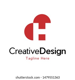 Letter H Hearth Of Love Creative Business Logo